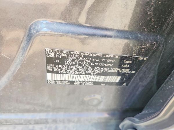 2015 TOYOTA RAV4 XLE (M Grade)