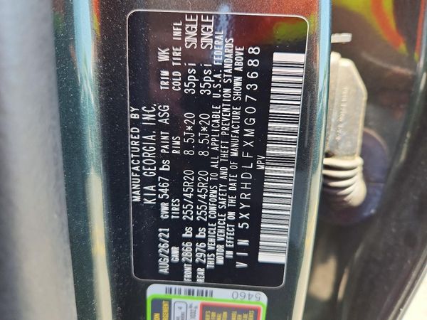 2021 KIA SORENTO