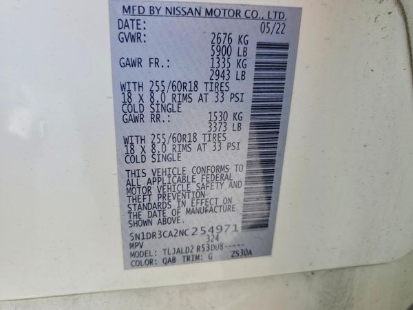 2022 NISSAN PATHFINDER