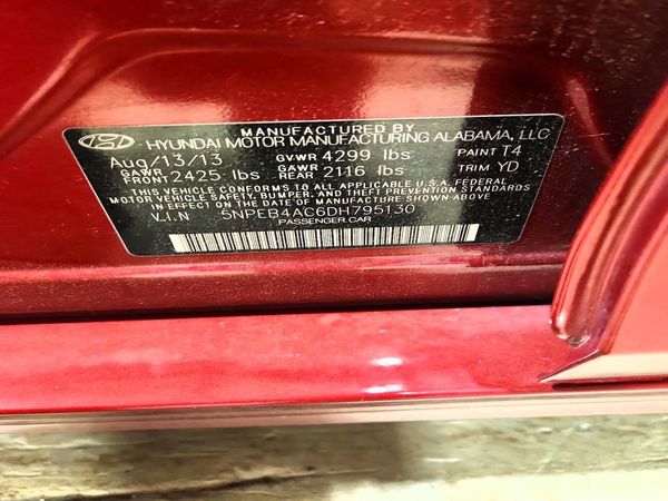 2013 HYUNDAI SONATA GLS/ GLS Popular