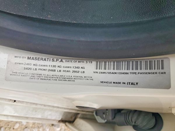 2019 MASERATI GHIBLI