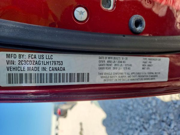 2020 DODGE CHALLENGER SXT