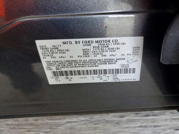 2017 FORD EDGE Titanium