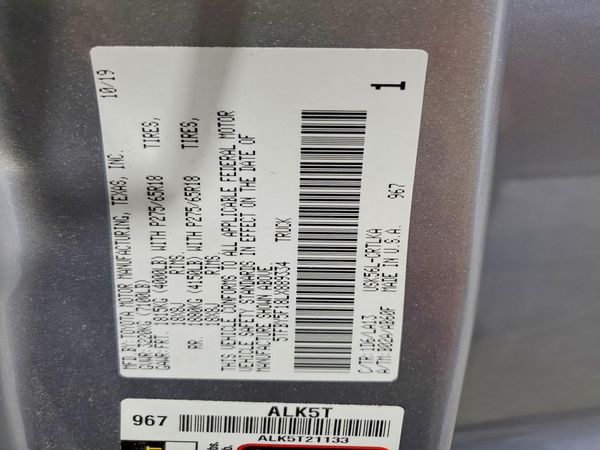 2020 TOYOTA TUNDRA Limited Grade
