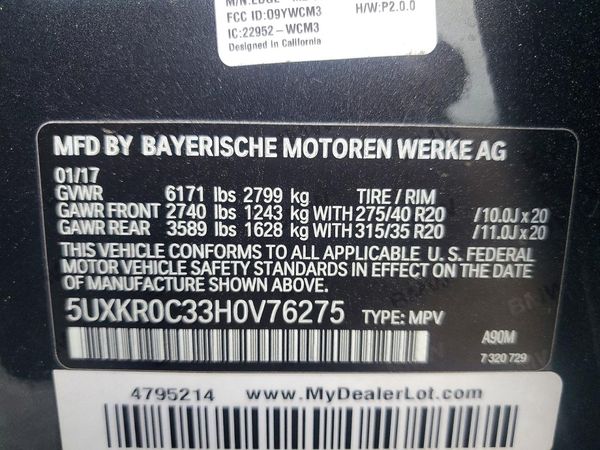 2017 BMW X5 xDrive35i