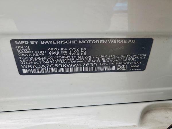 2019 BMW 530 xDrive