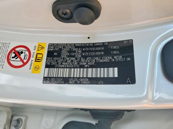 2019 LEXUS RX 450H 450h Standard