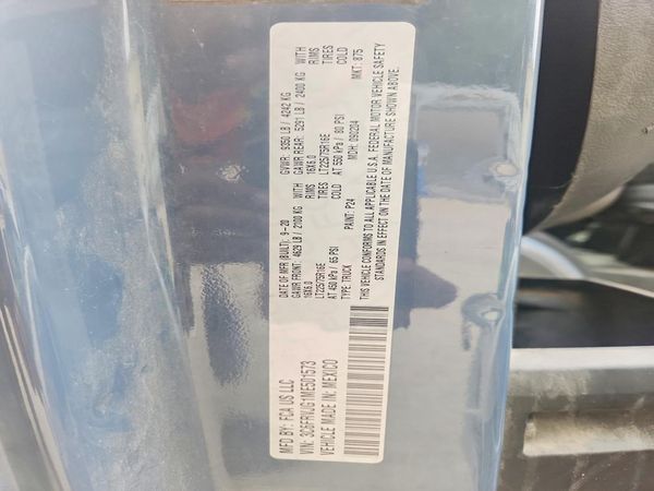 2021 RAM PROMASTER 3500