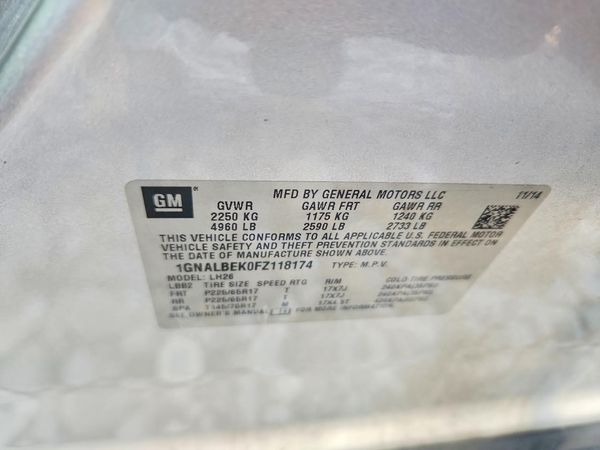 2015 CHEVROLET EQUINOX