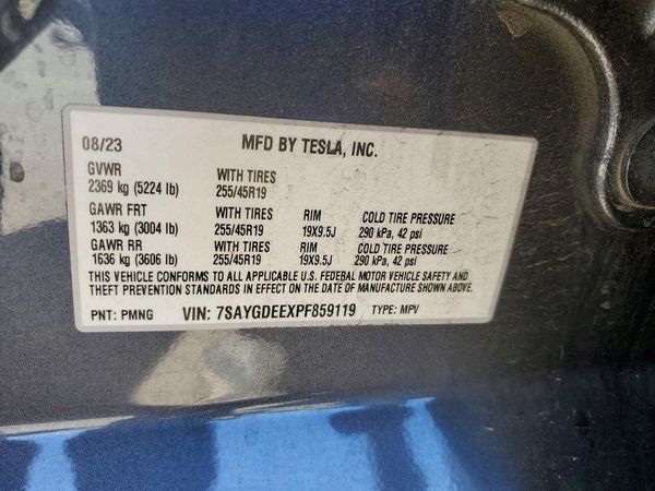 2023 TESLA MODEL Y