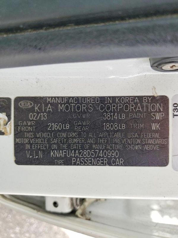2013 KIA FORTE