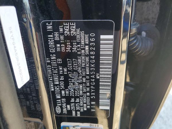 2019 KIA SORENTO L, LX, S