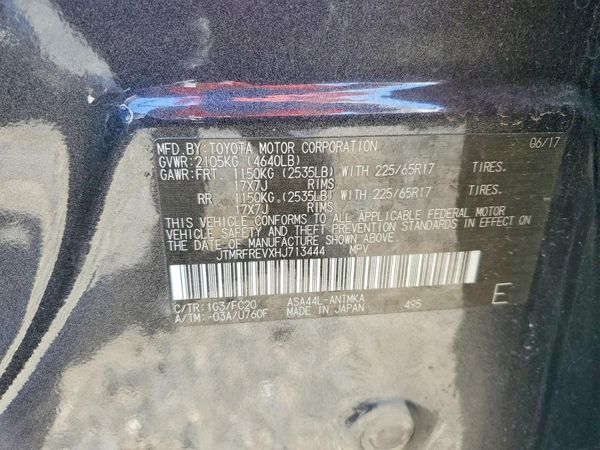 2017 TOYOTA RAV4 XLE