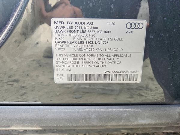 2021 AUDI E-TRON