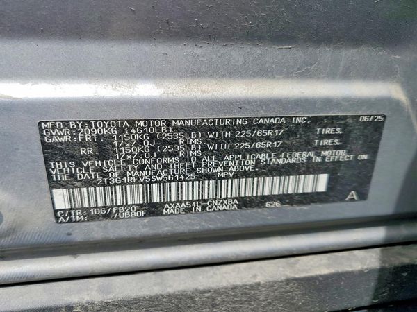 2025 TOYOTA RAV4
