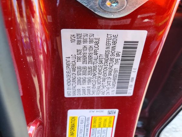 2025 HONDA CRV Sport-L — VINS