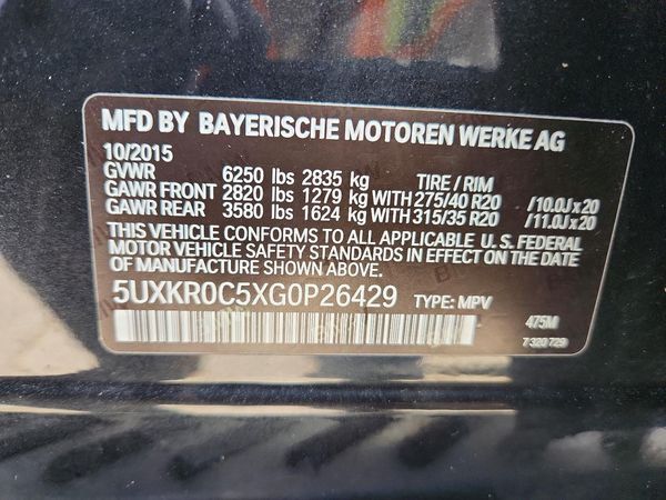 2016 BMW X5 xDrive35i