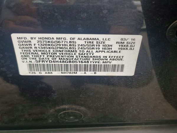 2016 ACURA MDX SH-AWD w/Tech