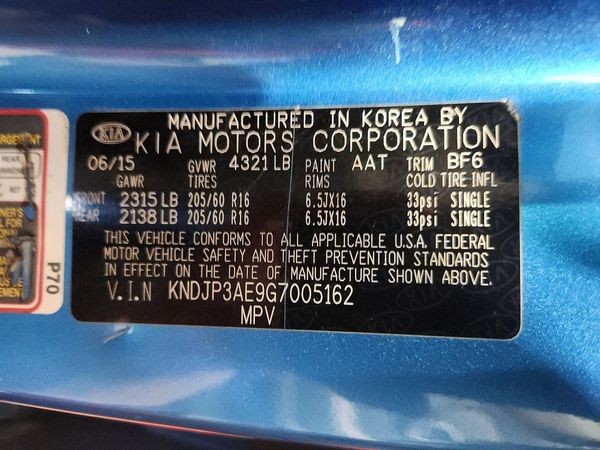 2016 KIA SOUL EV Plus (+)