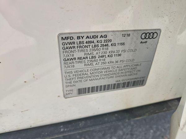 2017 AUDI Q3 quattro Premium