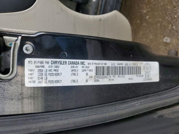 2012 DODGE GRAND CARAVAN Crew