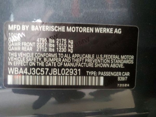 2018 BMW 430XI xDrive Gran Coupe