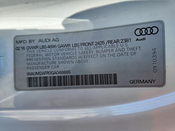 2016 AUDI A5