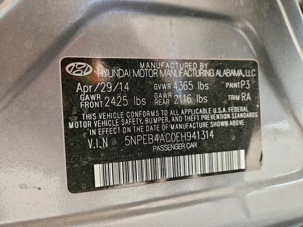 2014 HYUNDAI SONATA GLS/ GLS Popular