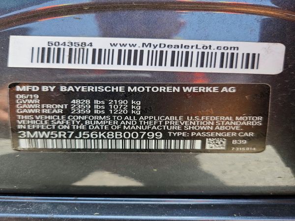 2019 BMW 330XI xDrive