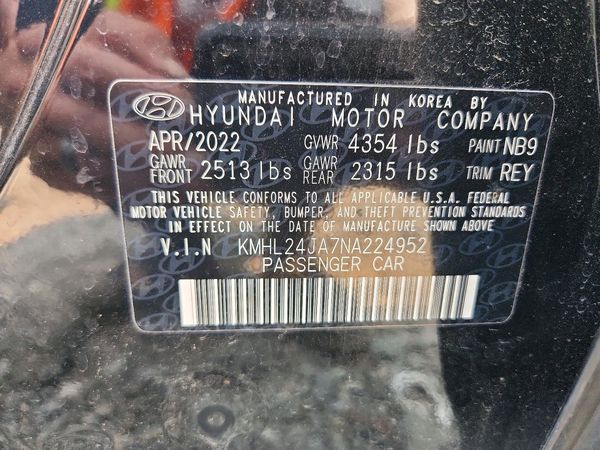 2022 HYUNDAI SONATA