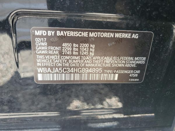 2017 BMW 530