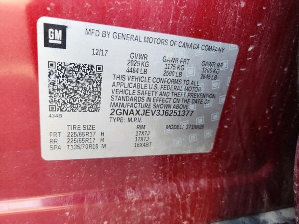 2018 CHEVROLET EQUINOX LT (1LT)