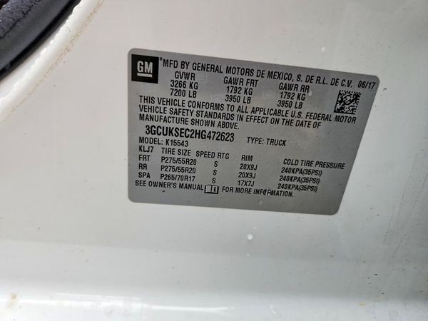 2017 CHEVROLET SILVERADO LTZ