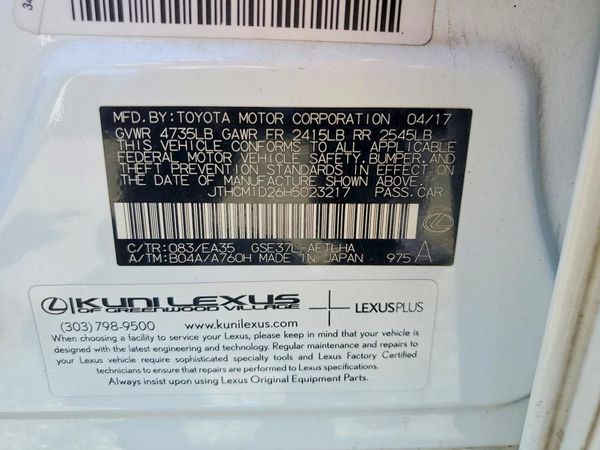 2017 LEXUS IS 300