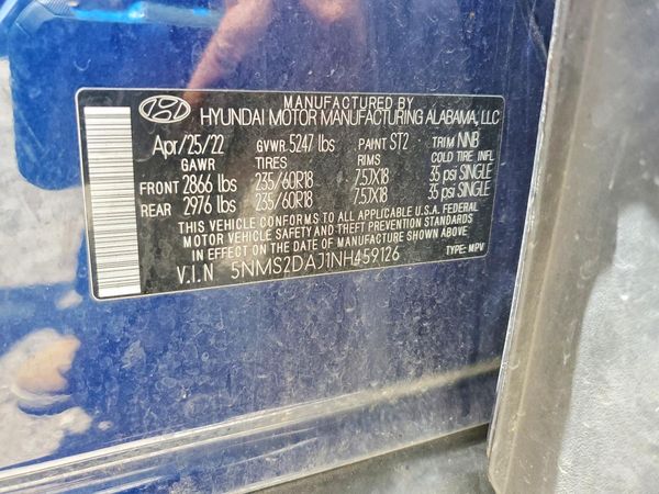 2022 HYUNDAI SANTA FE SEL