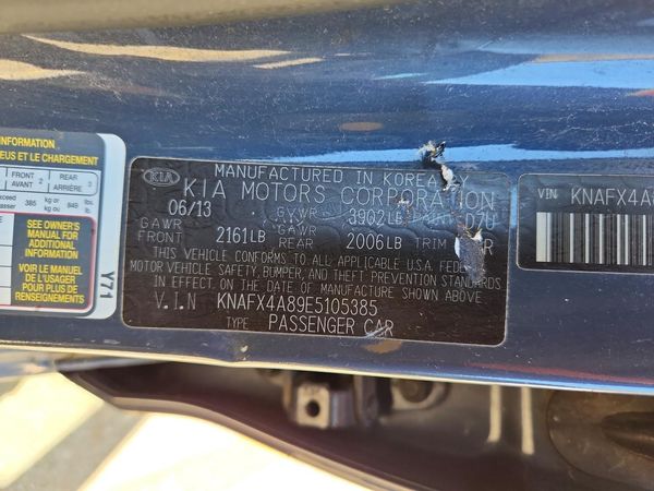 2014 KIA FORTE LX, EX