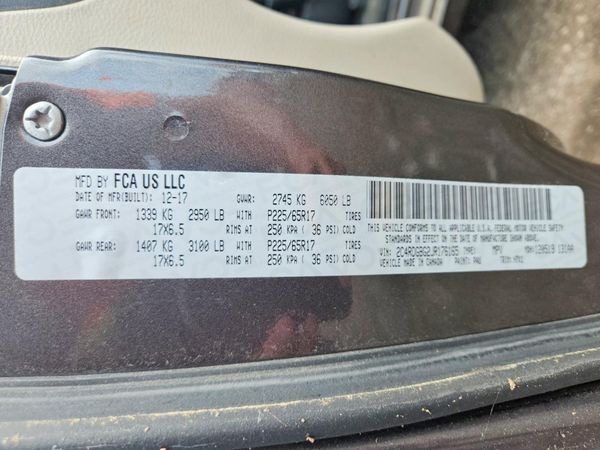 2018 DODGE GRAND CARAVAN SE