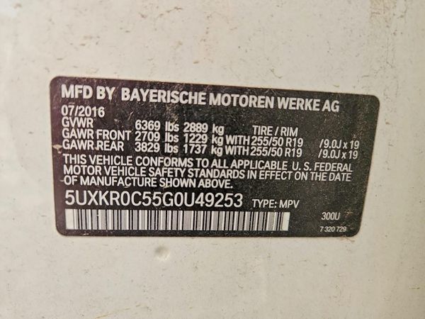 2016 BMW X5 xDrive35i
