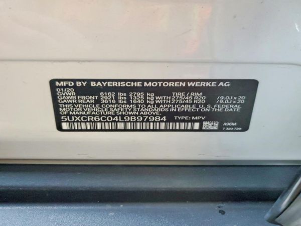 2020 BMW X5 xDrive40i