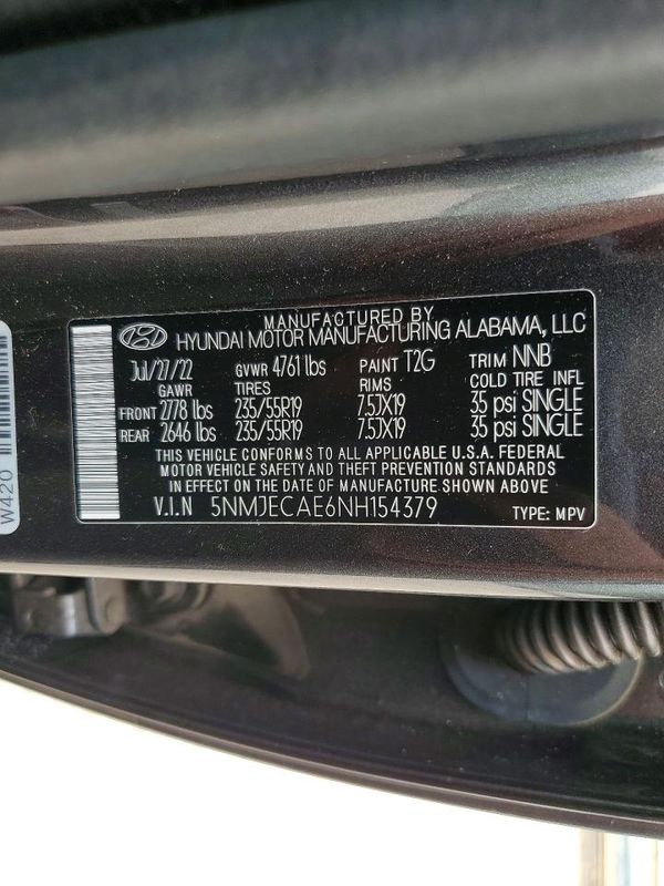 2022 HYUNDAI TUCSON Limited