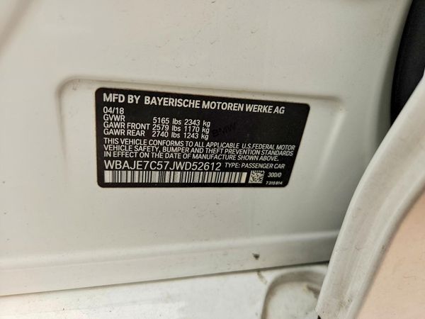 2018 BMW 540 xDrive