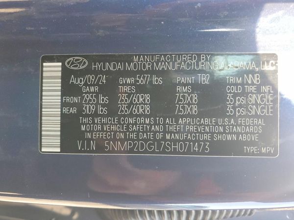 2025 HYUNDAI SANTA FE