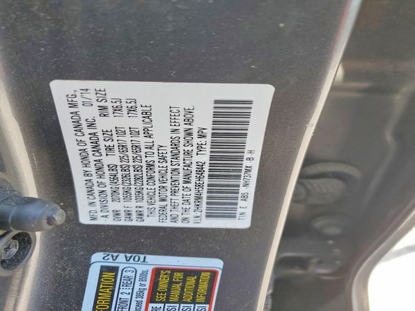2014 HONDA CRV EX — VINS