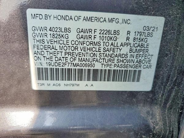 2021 ACURA ILX