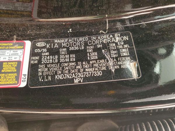 2016 KIA SOUL Plus