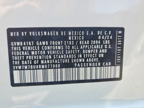 2024 VOLKSWAGEN JETTA SE, SE (AQ301 Trans)