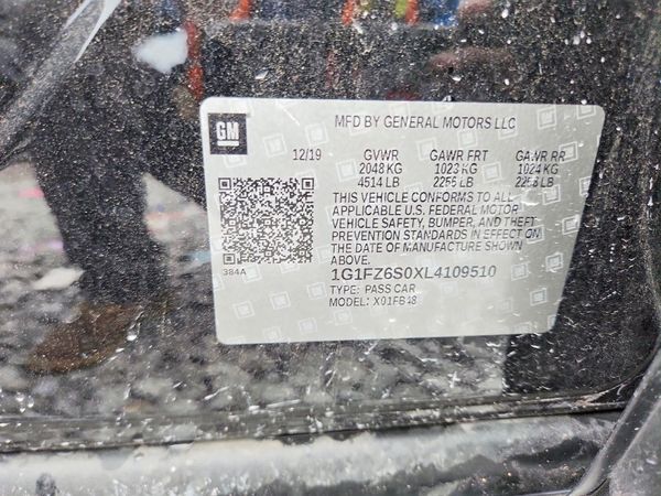 2020 CHEVROLET BOLT EV