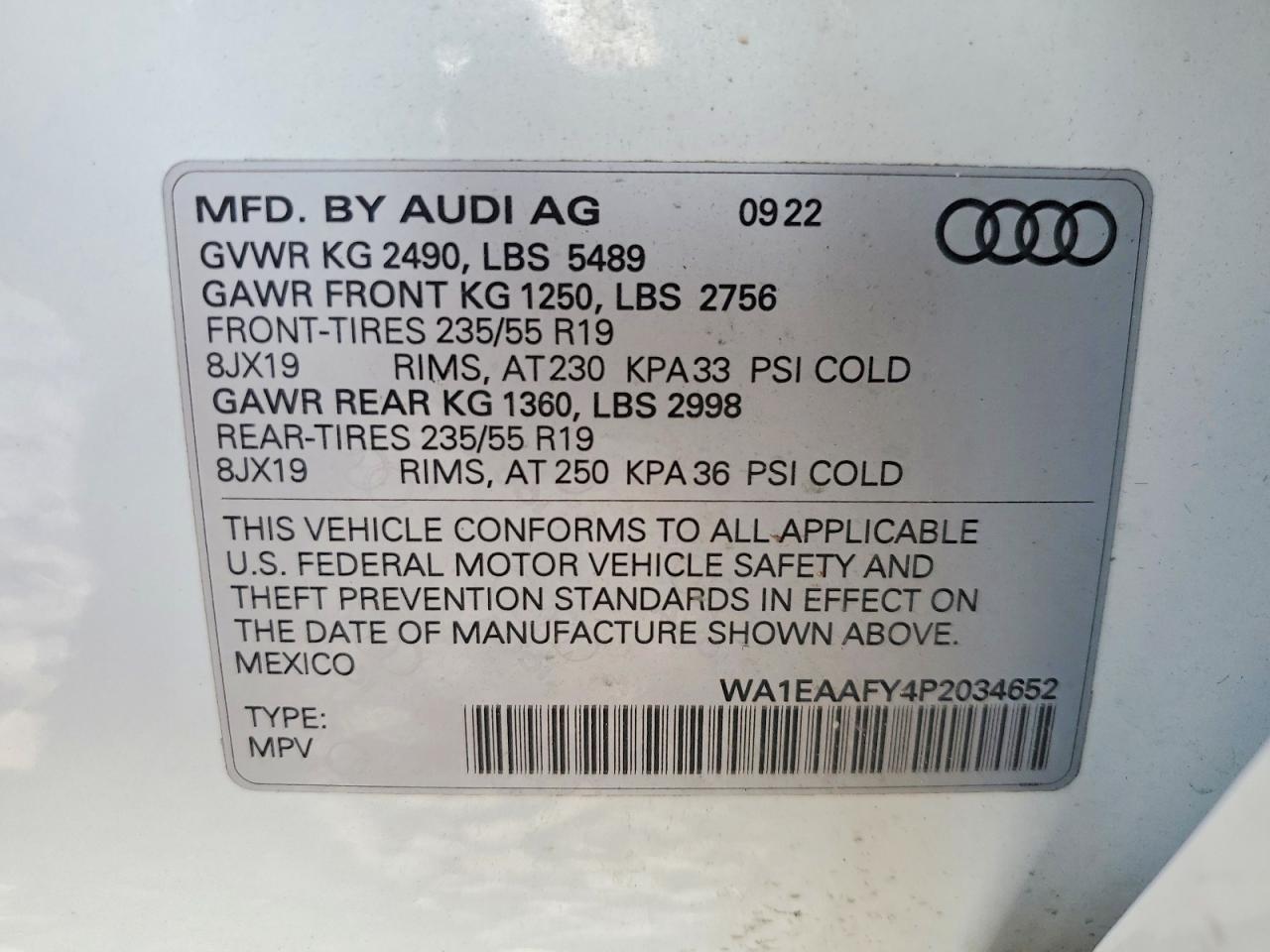 2023 AUDI Q5