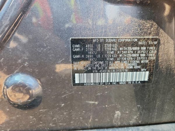 2020 SUBARU OUTBACK