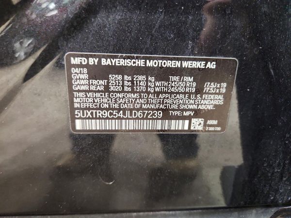 2018 BMW X3 sDrive30i
